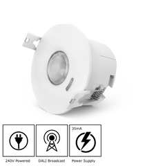 DALI Broadcast Standalone PIR Smart Sensor 8m