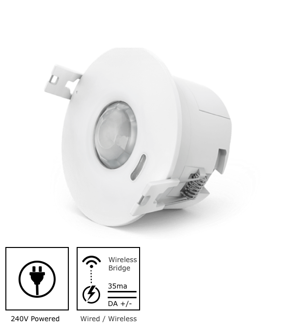Wireless DALI PIR Smart Sensor 8m