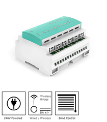 4 Channel DALI Blind Relay Controller, 2 x SPST + 2 x SPDT