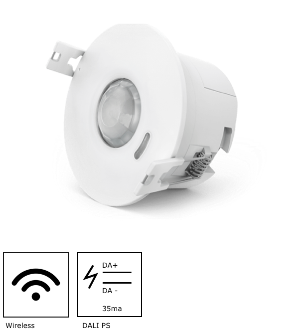 Wireless DALI PIR Smart Sensor 8m