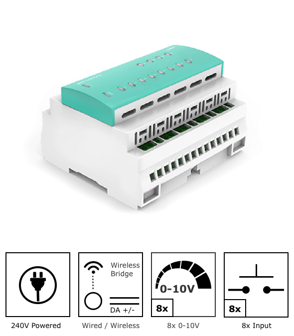 4 Channel DALI Pro Relay Controller