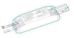 Smart PWM Field Dimmer 10A 4 Channel Wired and Wireless