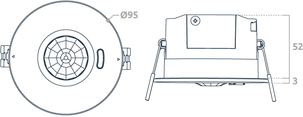 DALI-2 PIR Smart Sensor 8m