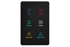 DALI-2 Smart Switch Touch Six-button Wired and Wireless - Requires Engraving