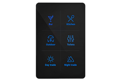 DALI-2 Smart Switch Touch Six-button Wired and Wireless - Requires Engraving