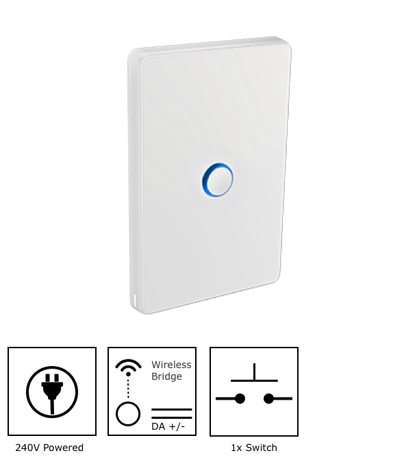 One-button Smart Switch DALI-2 Wired and Wireless