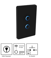 Retail - Two-button Smart Switch DALI-2 Wired and Wireless