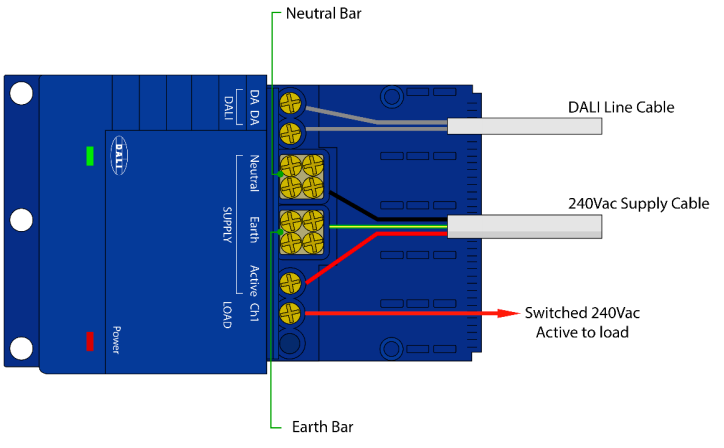 RAPIX DALI-2 Relay 1 channel