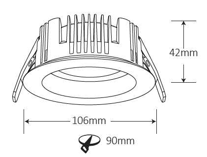 tunable Bell - Wireless DALI-2 Downlight
