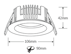 tunable Bell - Wireless DALI-2 Downlight