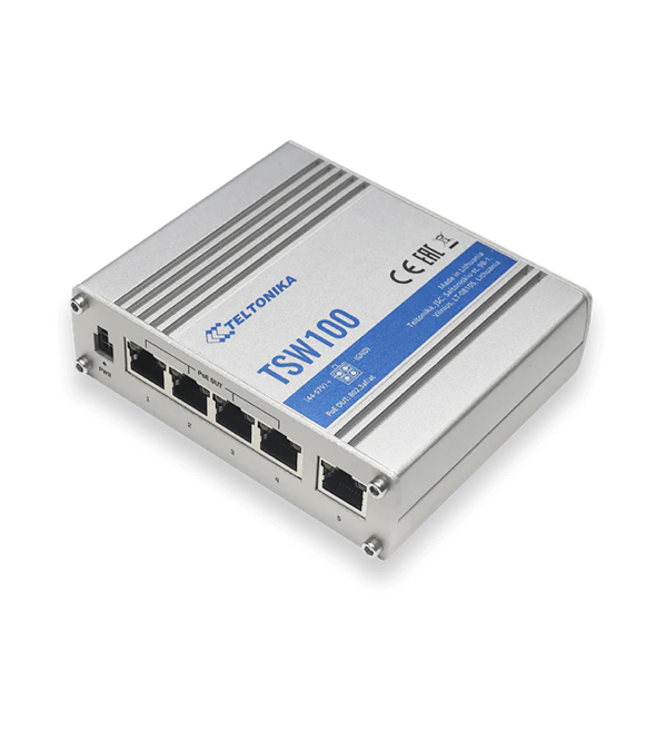 Teltonika TSW100 4xPoE Network Switch