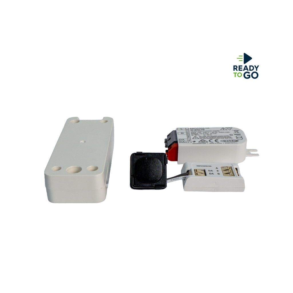 ReadyToGo - DALI Broadcast 30 Mech Push Button Switch Plug and Play Field Kit