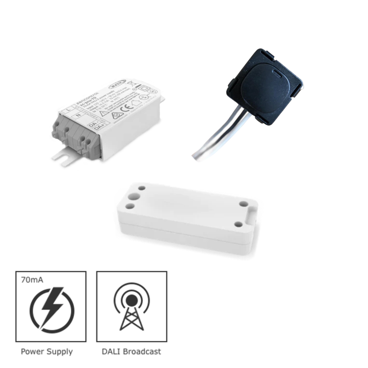 DALI Broadcast 30 Mech Push Button Switch Plug and Play Field Kit