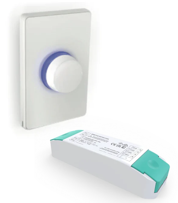 Retail - Wireless PWM Dimmer + Rotary Kit (Single Colour, Tuneable White, RGB)