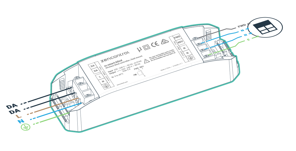 Retail - DALI-2 Wired and Wireless Field Blind Controller