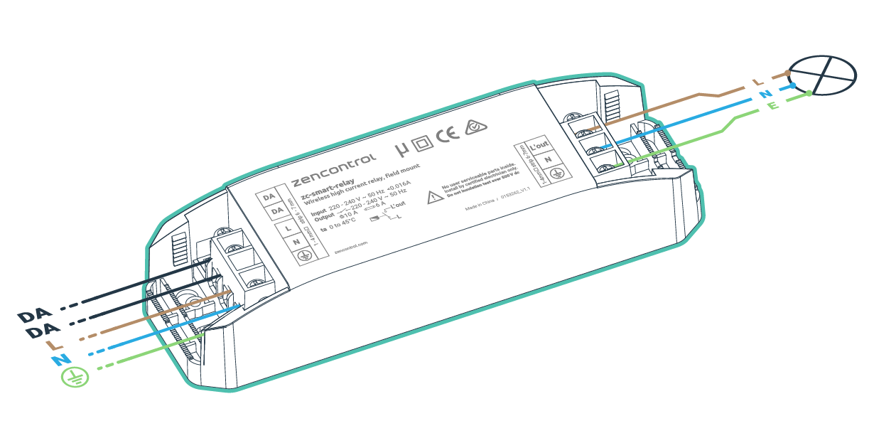 Retail - DALI-2 Wired and Wireless Field relay 10A