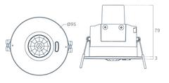 240V Standalone PIR Smart Sensor 8m with Inbuilt Relay and 1 Switch Input