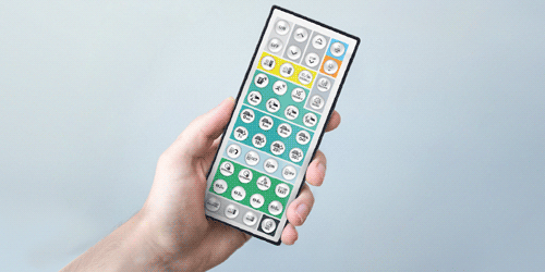 Retail - Hand-held Infrared Control and Commissioning Remote