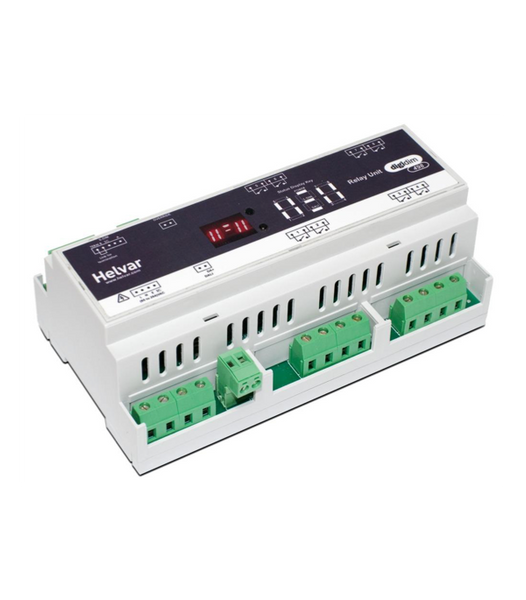 Helvar 498 DIGIDIM / Imagine 8 Channel x 16A Relay – Lumen Resources