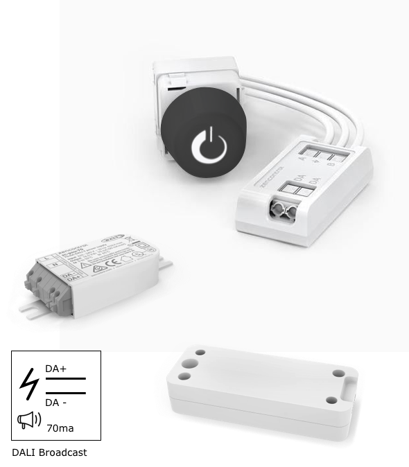 DALI Broadcast 30 Mech Rotary Plug and Play Field Kit