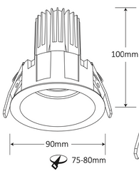 tunable Hawking - DALI-2 Downlight