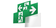 Plug-in Emergency Smart Exit, with 300x150mm decal for Smart Driver