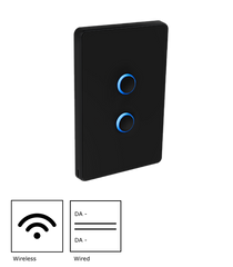 Two-button Smart Switch DALI-2 Wired and Wireless